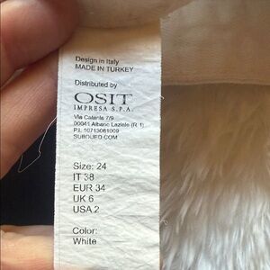 Elegant White Fabric